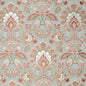 D4436 Damask Aqua & Teal Charlotte Fabrics Woven Patterns