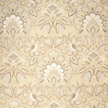 D4438 Damask Felicity Oyster Beige & Taupe Charlotte Fabrics