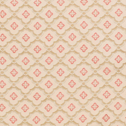 D4440 Abstract & Geometric,Diamonds Mae Coral Coral & Peach,Pink Charlotte Fabrics