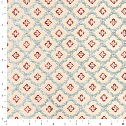D4441 Abstract & Geometric,Diamonds Mae Cardinal Red & Burgundy Charlotte Fabrics