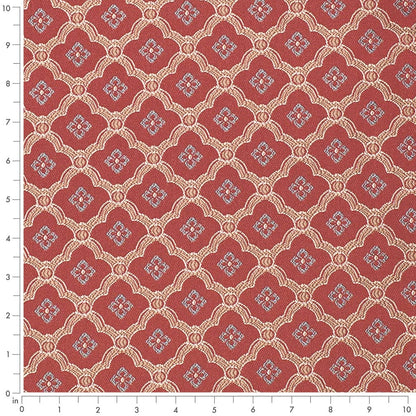 D4444 Abstract & Geometric,Diamonds Mae Garnet Red & Burgundy Charlotte Fabrics