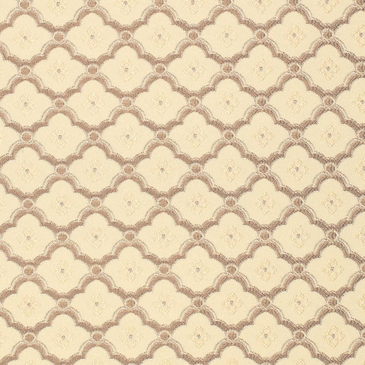 D4445 Abstract & Geometric,Diamonds Beige & Taupe Charlotte Fabrics Woven Patterns