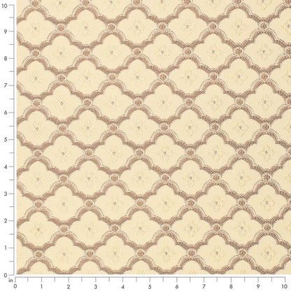 D4445 Abstract & Geometric,Diamonds Mae Oyster Beige & Taupe Charlotte Fabrics