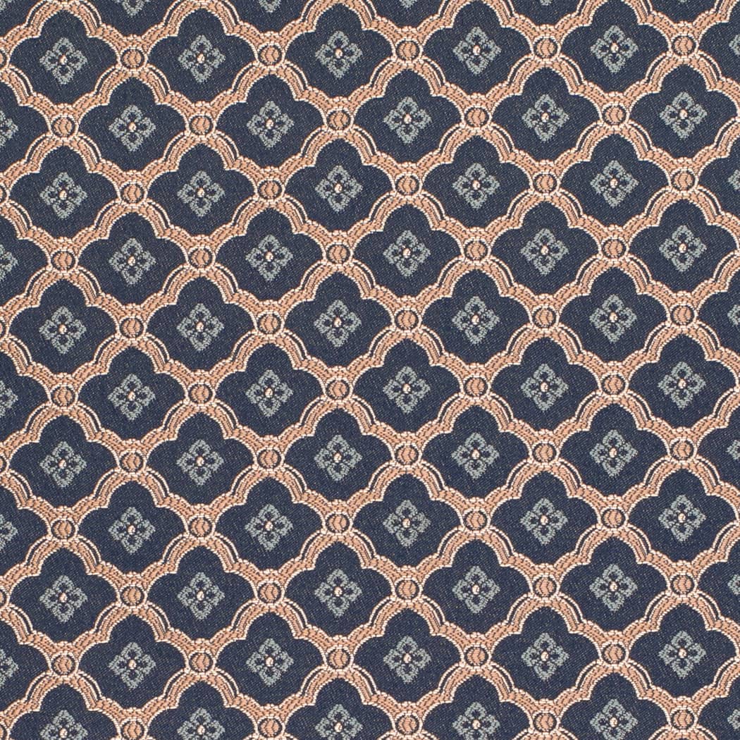 D4446 Abstract & Geometric,Diamonds Mae Navy Blue Charlotte Fabrics