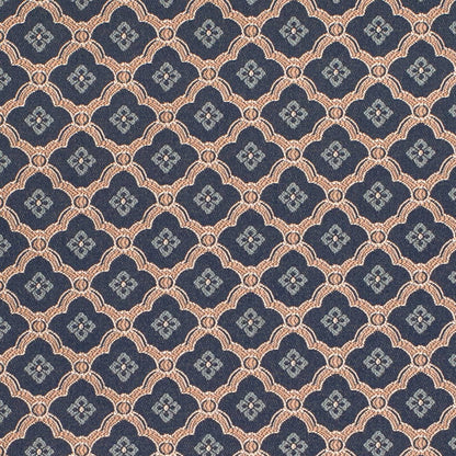 D4446 Abstract & Geometric,Diamonds Mae Navy Blue Charlotte Fabrics