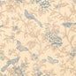 D4448 Floral Blue Charlotte Fabrics Woven Patterns