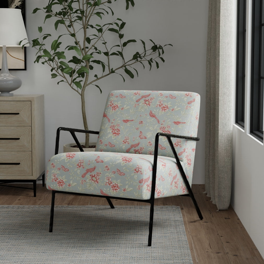 D4450 Floral Eden Aqua Aqua & Teal Charlotte Fabrics