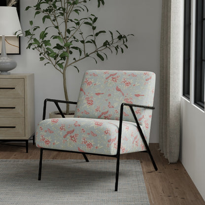 D4450 Floral Eden Aqua Aqua & Teal Charlotte Fabrics