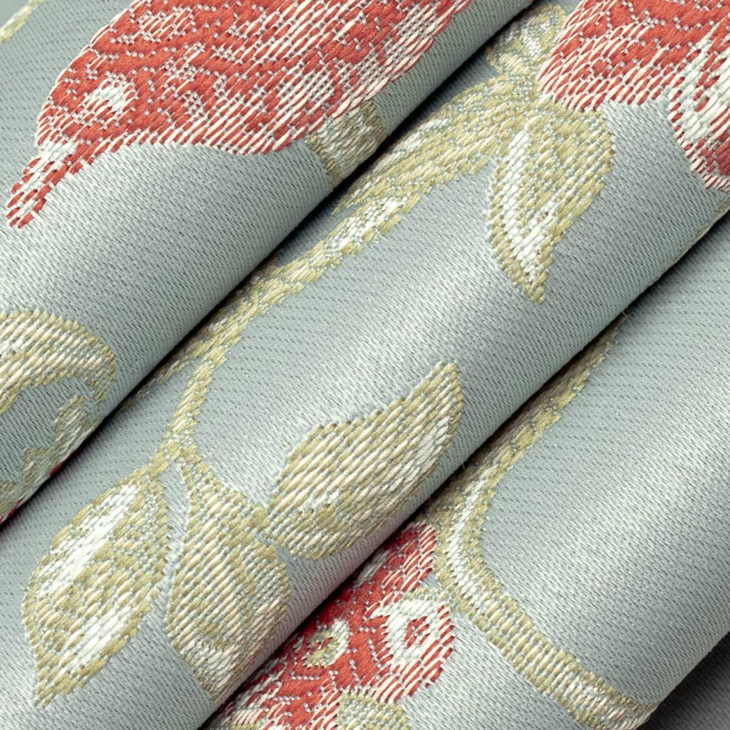 D4450 Floral Eden Aqua Aqua & Teal Charlotte Fabrics