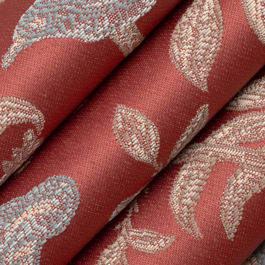 D4451 Floral Eden Garnet Red & Burgundy Charlotte Fabrics