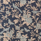 D4453 Floral Blue Charlotte Fabrics Woven Patterns