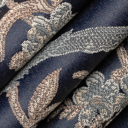 D4453 Floral Eden Navy Blue Charlotte Fabrics