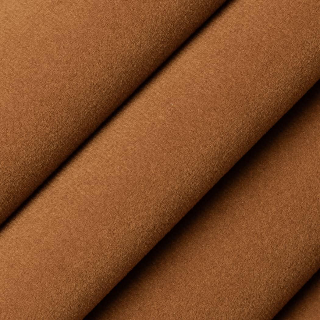 D4500 Plain & Solid Ochre Brown Charlotte Fabrics