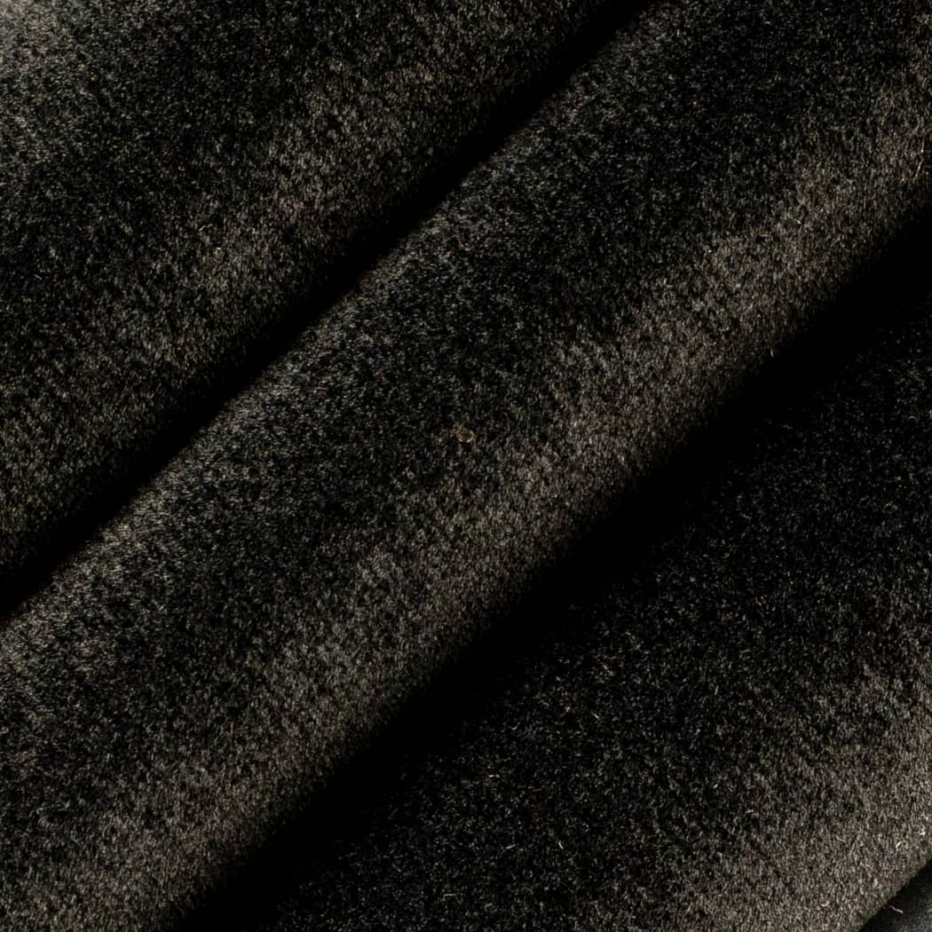 D4524 Plain & Solid Caviar Black Charlotte Fabrics
