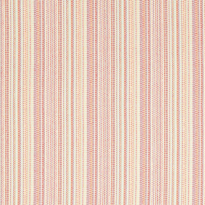 D4535 Stripe Canopy Poppy Red & Burgundy Charlotte Fabrics