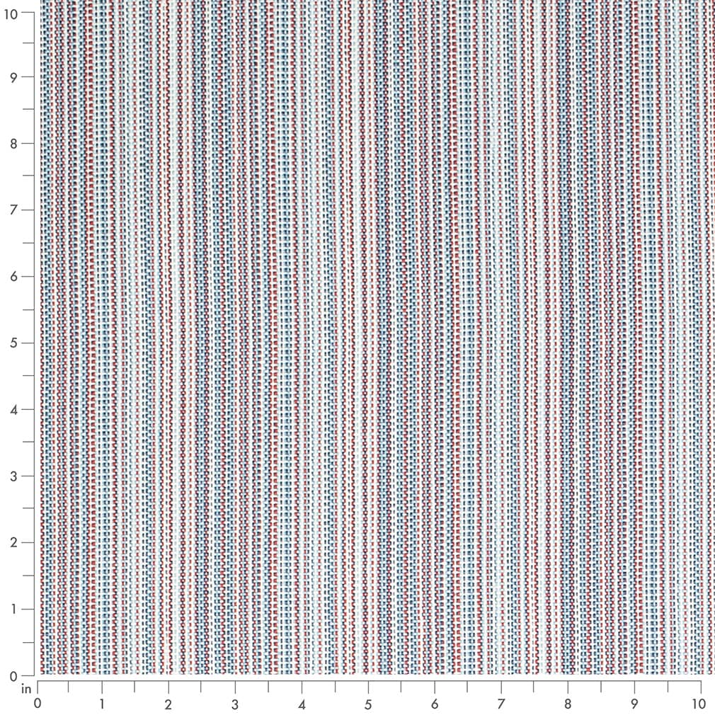 D4536 Stripe Canopy Marine Blue Charlotte Fabrics