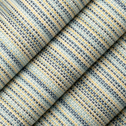 D4537 Stripe Canopy Sun Blue Charlotte Fabrics