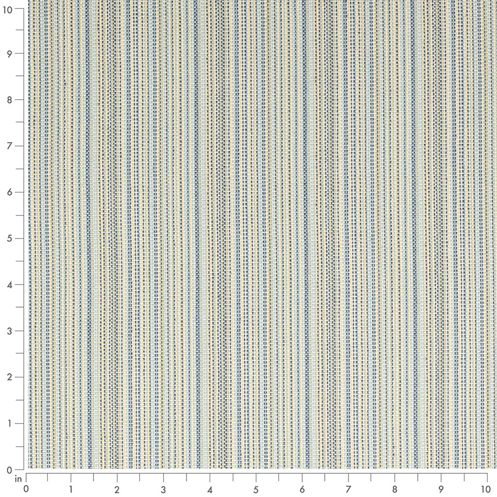 D4537 Stripe Canopy Sun Blue Charlotte Fabrics