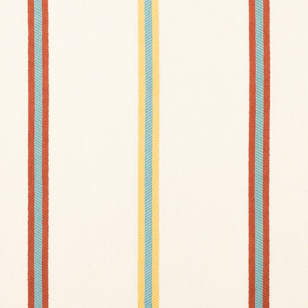 D4540 Stripe Awning Poppy Red & Burgundy Charlotte Fabrics