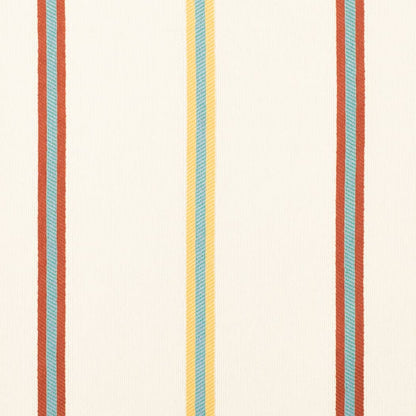 D4540 Stripe Awning Poppy Red & Burgundy Charlotte Fabrics