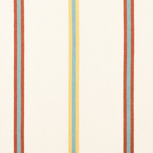D4540 Stripe Awning Poppy Red & Burgundy Charlotte Fabrics