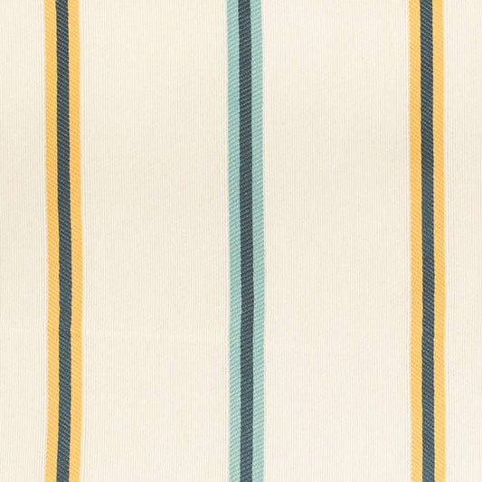D4542 Stripe Awning Sun Blue,Gold & Yellow Charlotte Fabrics