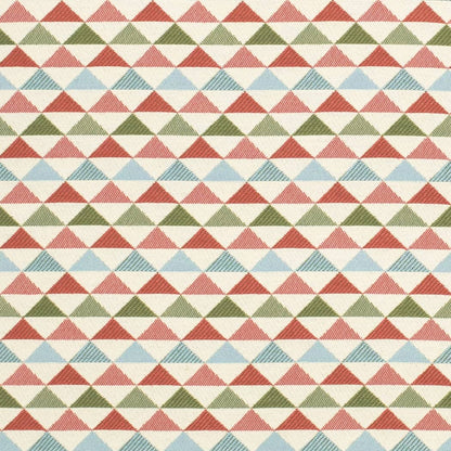 D4543 Abstract & Geometric,Diamonds,Small Scale Oasis Grass Green,Red & Burgundy Charlotte Fabrics