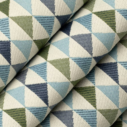D4544 Abstract & Geometric,Diamonds,Small Scale Oasis Pool Aqua & Teal Charlotte Fabrics
