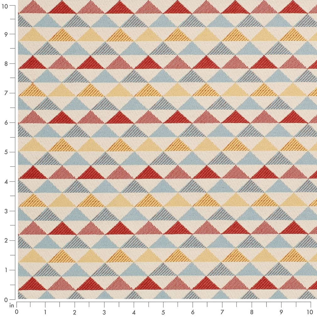 D4545 Abstract & Geometric,Diamonds,Small Scale Oasis Poppy Blue,Red & Burgundy Charlotte Fabrics