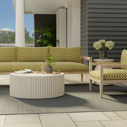 D4548 Abstract & Geometric Patio Grass Green Charlotte Fabrics