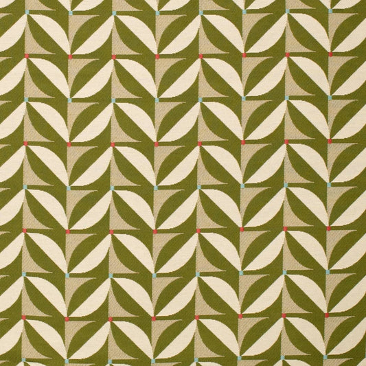 D4548 Abstract & Geometric Green Charlotte Fabrics Woven Patterns