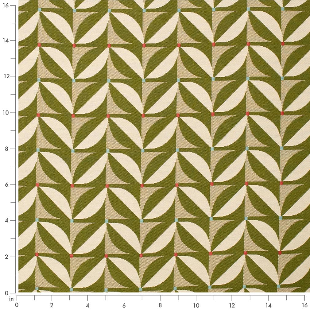D4548 Abstract & Geometric Patio Grass Green Charlotte Fabrics