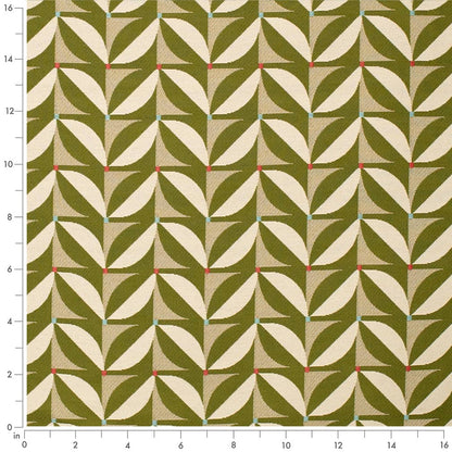 D4548 Abstract & Geometric Patio Grass Green Charlotte Fabrics