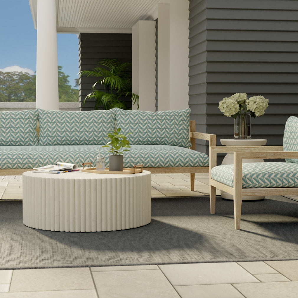 D4549 Abstract & Geometric Patio Pool Aqua & Teal Charlotte Fabrics