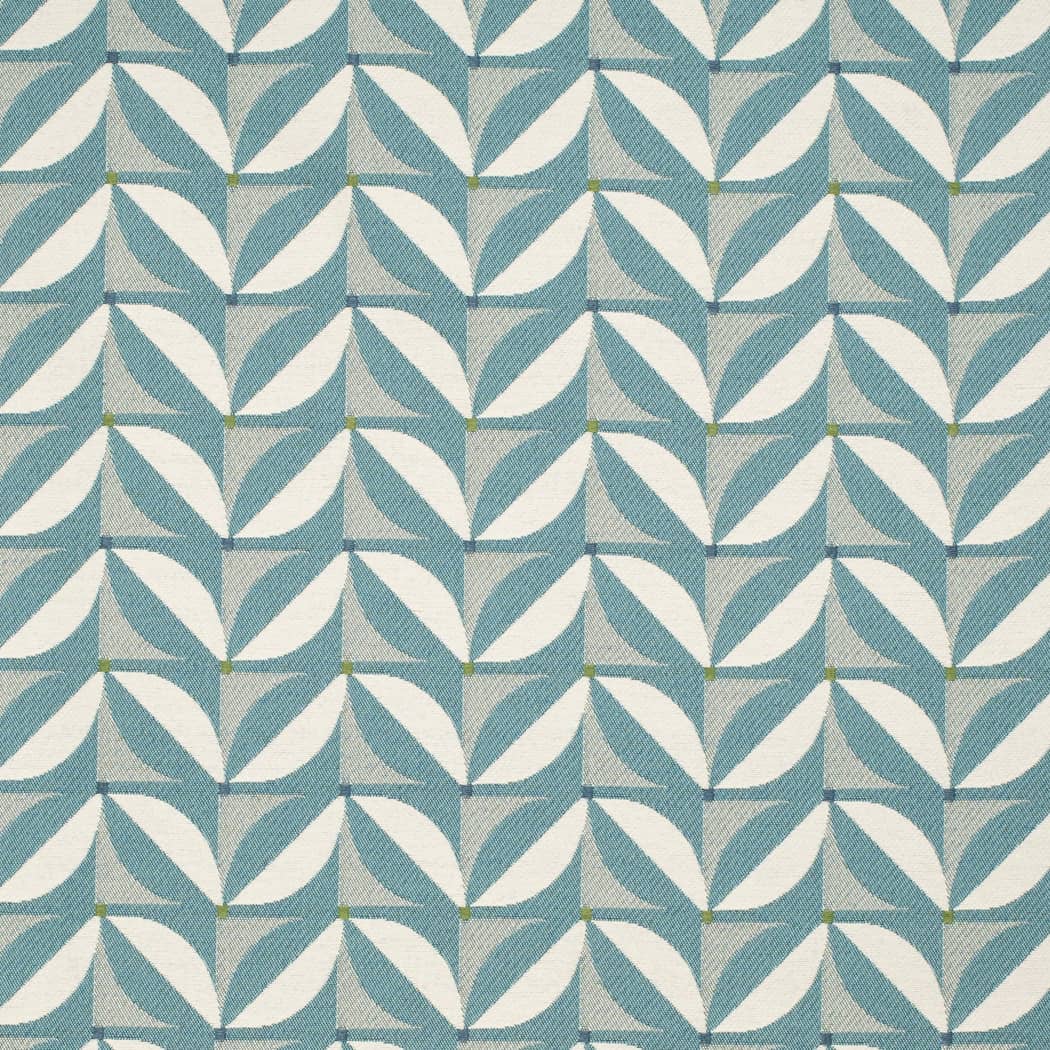 D4549 Abstract & Geometric Aqua & Teal Charlotte Fabrics Woven Patterns
