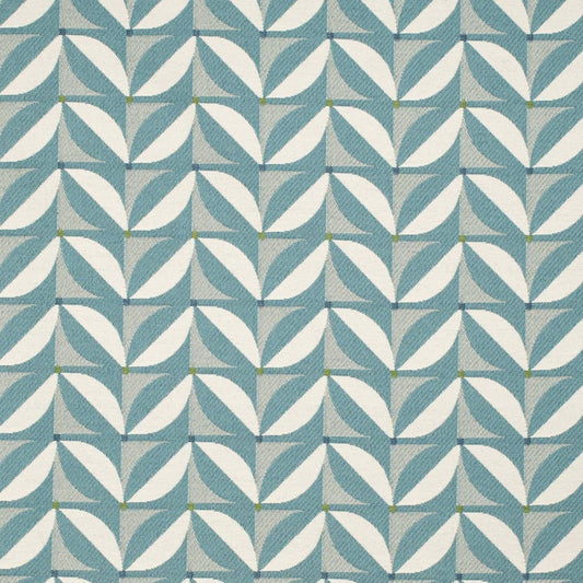 D4549 Abstract & Geometric Patio Pool Aqua & Teal Charlotte Fabrics