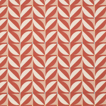D4550 Abstract & Geometric Patio Poppy Red & Burgundy Charlotte Fabrics