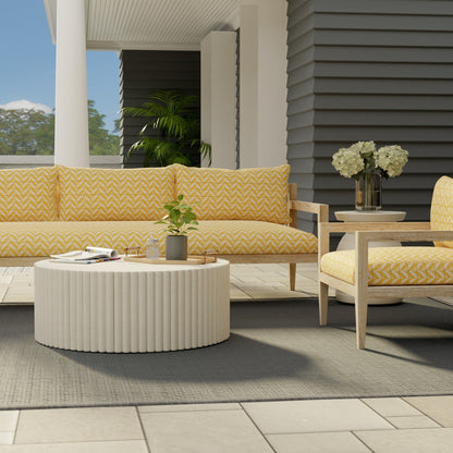 D4552 Abstract & Geometric Patio Sun Gold & Yellow Charlotte Fabrics