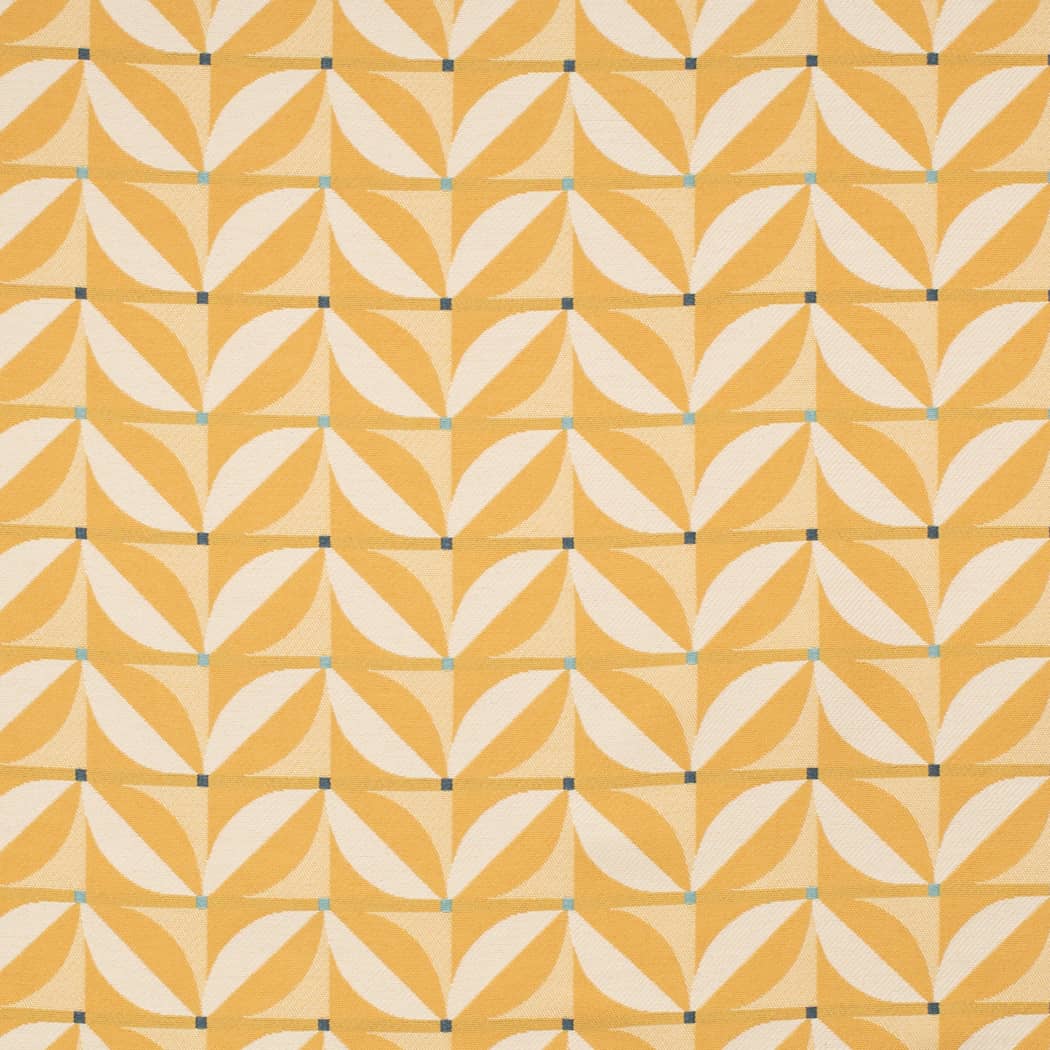 D4552 Abstract & Geometric Patio Sun Gold & Yellow Charlotte Fabrics