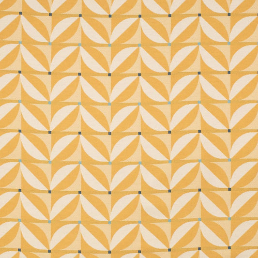 D4552 Abstract & Geometric Gold & Yellow Charlotte Fabrics Woven Patterns