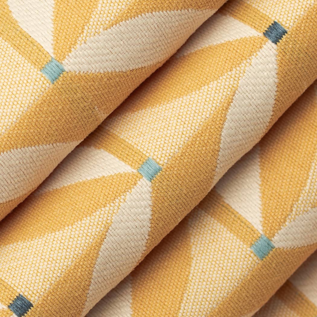D4552 Abstract & Geometric Patio Sun Gold & Yellow Charlotte Fabrics
