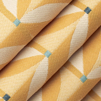 D4552 Abstract & Geometric Patio Sun Gold & Yellow Charlotte Fabrics
