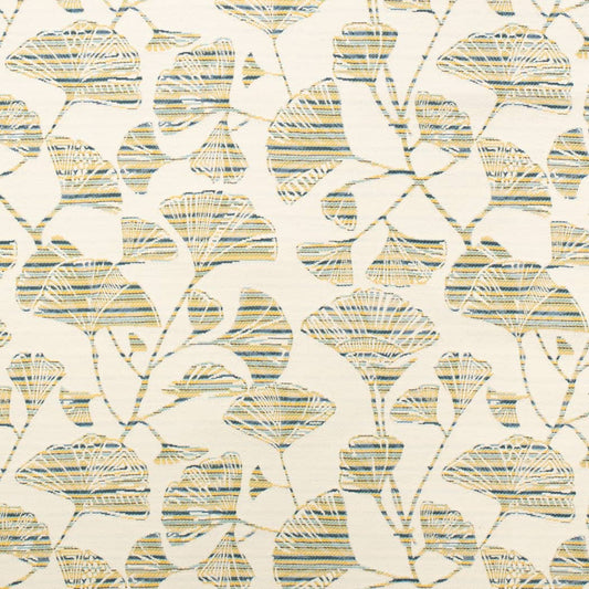 D4557 Leaves Gold & Yellow Charlotte Fabrics Woven Patterns