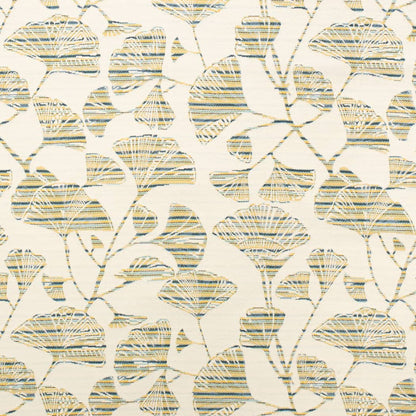 D4557 Leaves Ginkgo Sun Gold & Yellow Charlotte Fabrics