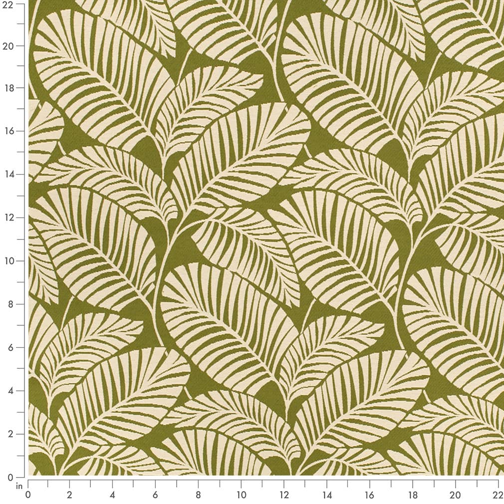D4558 Leaves,Tropical & Botanical Palm Grass Green Charlotte Fabrics