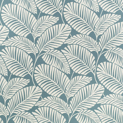 D4559 Leaves,Tropical & Botanical Palm Pool Aqua & Teal Charlotte Fabrics