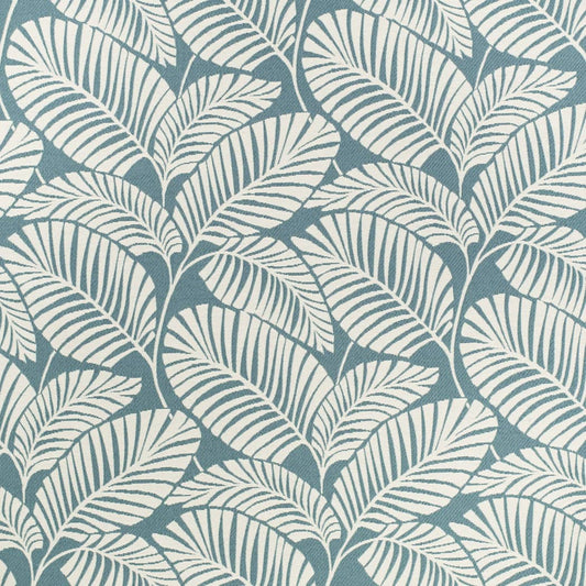 D4559 Leaves,Tropical & Botanical Palm Pool Aqua & Teal Charlotte Fabrics