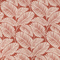 D4560 Leaves,Tropical & Botanical Palm Poppy Red & Burgundy Charlotte Fabrics