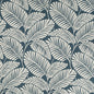 D4561 Leaves,Tropical & Botanical Palm Marine Blue Charlotte Fabrics