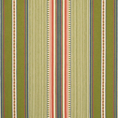 D4563 Stripe Terrace Grass Green Charlotte Fabrics